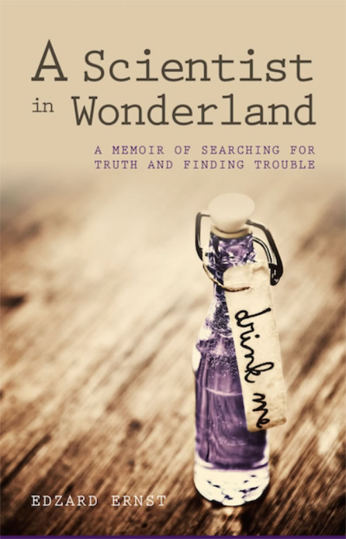 Image of the cover of the book “A Scientist in Wonderland: A Memoir of Searching for Truth and Finding Troubles