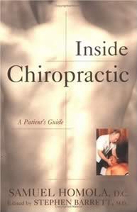 The cover of Sam Homola’s book, Inside Chiropractic.