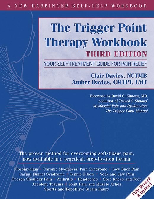 Image of the cover of the book “The trigger point therapy workbook: your self-treatment guide for pain reliefs